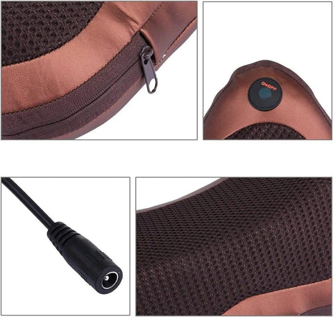 🚗🏠 Relax Anywhere: Car & Home Massage Pillow 8D