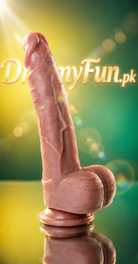 6 to 10 Inch Realistic Dildo – Lifelike Veins & Skin Texture, Thick Silicone with Strong Suction Cup, Adult Toy for Men & Women Pleasure