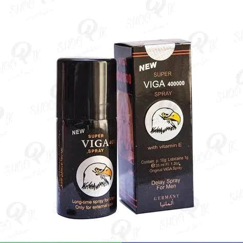 Viga 400000 ⏳🔥 Long Time Spray for Men (45ml) – Prolong Pleasure & Performance with Private Packing! 🔞💪