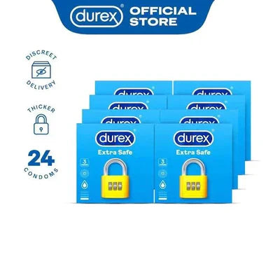 🔵🔞 Durex Extra Safe Premium Imported Condoms – With Private Packing 📦