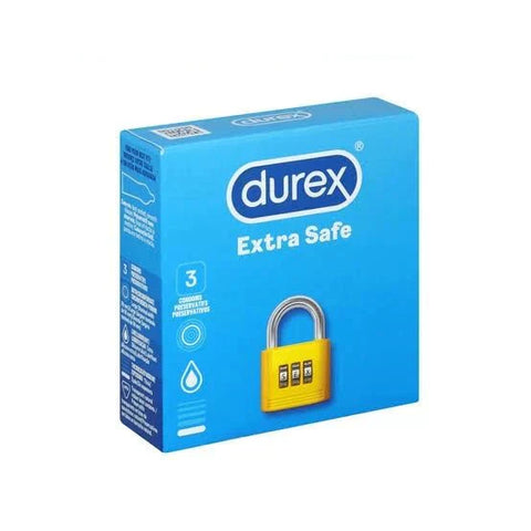 🔵🔞 Durex Extra Safe Premium Imported Condoms – With Private Packing 📦