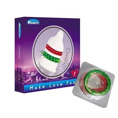 🥭 MANGO Chirk SPIKE Condom – Exotic Flavor, Maximum Pleasure 🍑