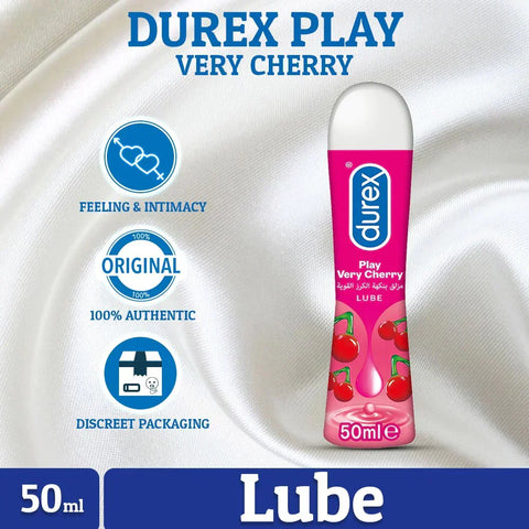 Durex Play Very Cherry 🍒💦 – Deliciously Flavored Intimate Lube!