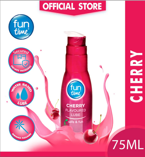 Fun Time Cherry Flavoured Lube 🍒💦 – Sweet, Smooth & Sensual!