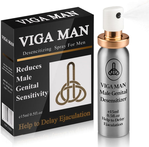 Delay Spray, Male desensitizing Spray,Male Climax Control Gentle Non-irritating No Odor, External Delayed Spray to Last Longer in Bed(15ml)