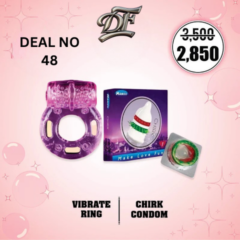 Feel Vibrating Ring &amp; Chirk Condom – Maximum Pleasure &amp; Protection!