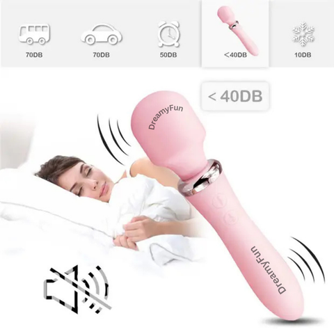 💎 Luxury Silicone Double-Sided Vibrator | DreamyFun.pk Official 💜