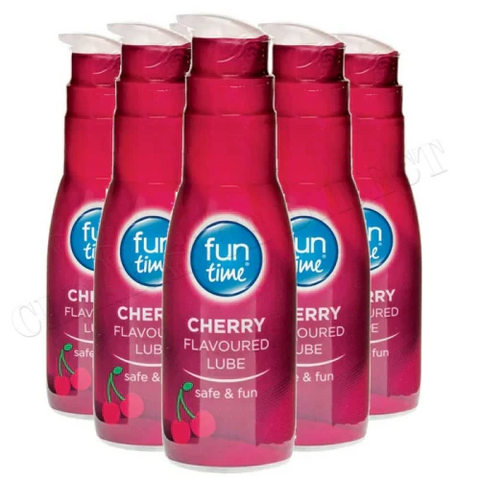 Fun Time Cherry Flavoured Lube 🍒💦 – Sweet, Smooth & Sensual!