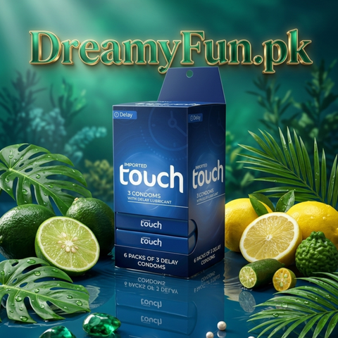 🍓💖 Touch Strawberry Flavour Condoms – Pack of 6