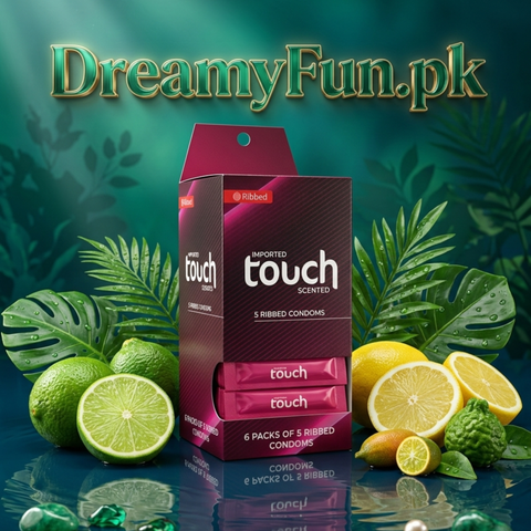 🍓💖 Touch Sweet Smelling Flavour Condoms – Pack of 6